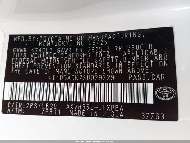 2025 TOYOTA CAMRY XSE 9