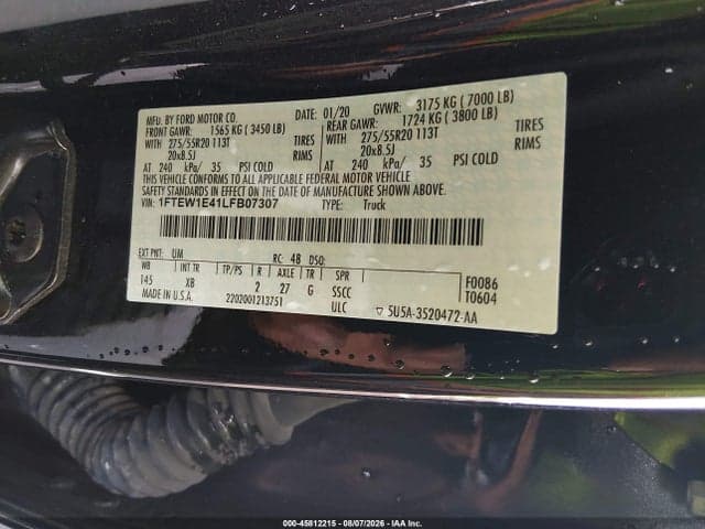 2020 FORD F-150 XLT 9