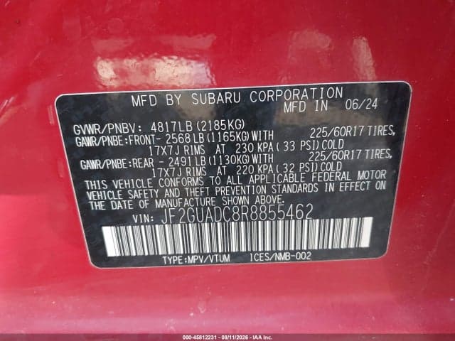 2024 SUBARU CROSSTREK PREMIUM 9