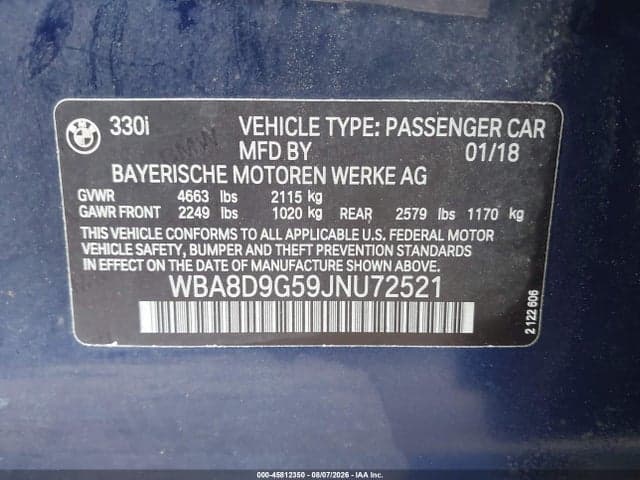 2018 BMW 330I XDRIVE 9