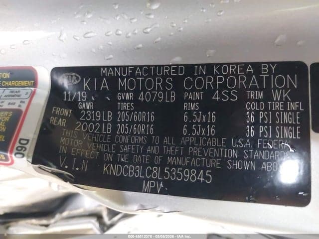 2020 KIA NIRO LX 9