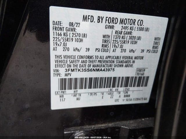 2022 FORD MUSTANG MACH-E PREMIUM 9