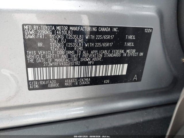 2025 TOYOTA RAV4 XLE 9