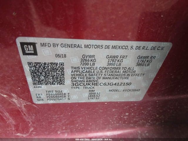 2018 CHEVROLET SILVERADO 1500 2LT 9