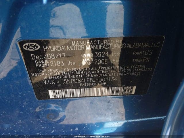 2018 HYUNDAI ELANTRA SEL 9