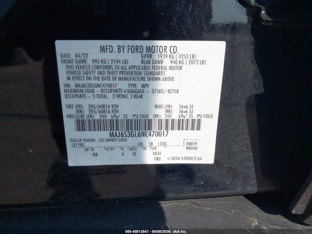 2022 FORD ECOSPORT SE 9