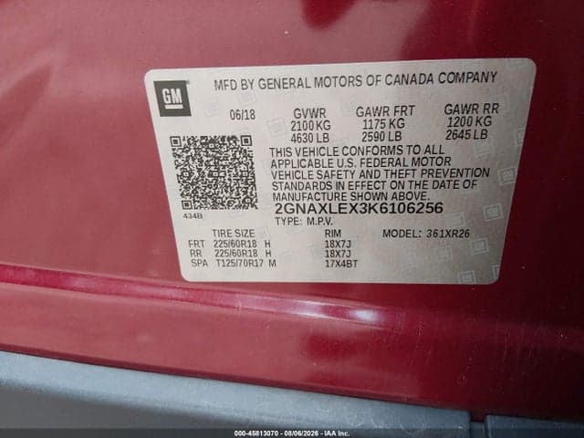 2019 CHEVROLET EQUINOX LT 9