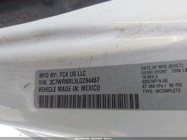 2020 RAM 5500 CHASSIS TRADESMAN/SLT 8