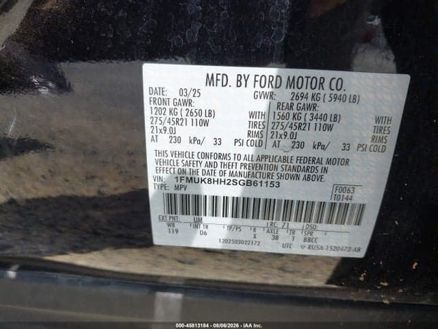 2025 FORD EXPLORER PLATINUM 9