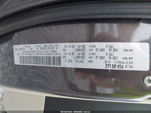 2018 CHRYSLER PACIFICA TOURING L 9