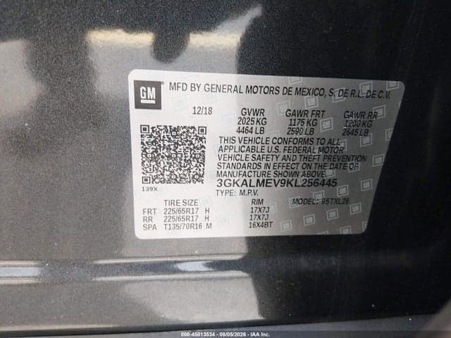 2019 GMC TERRAIN SLE 9