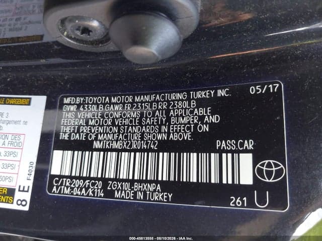 2018 TOYOTA C-HR XLE 9