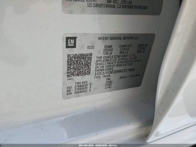 2021 CHEVROLET SILVERADO 1500 4WD SHORT BED LTZ 9