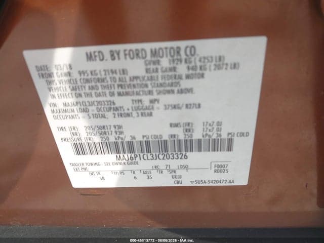 2018 FORD ECOSPORT SES 9
