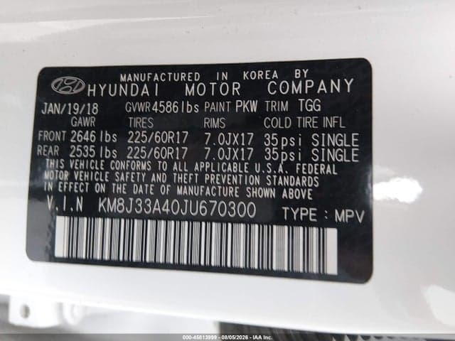 2018 HYUNDAI TUCSON SEL 9