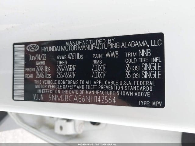 2022 HYUNDAI TUCSON SEL 9