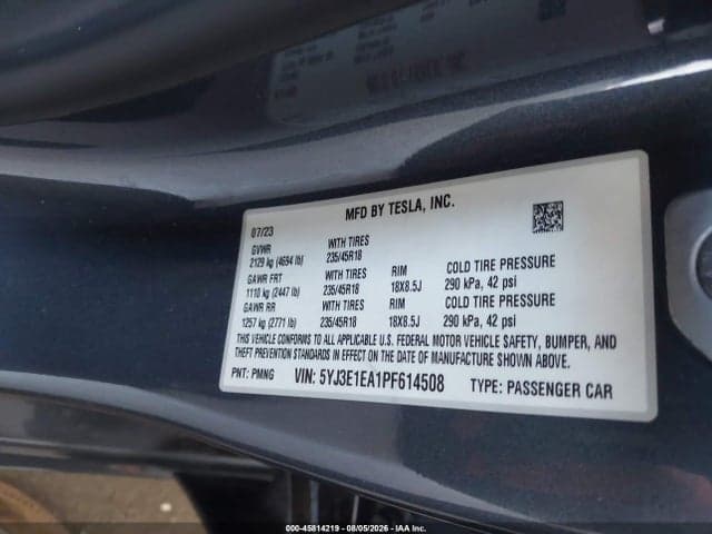 2023 TESLA MODEL 3 REAR-WHEEL DRIVE 9