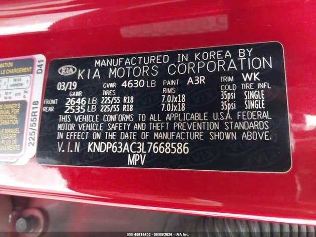 2020 KIA SPORTAGE S 9