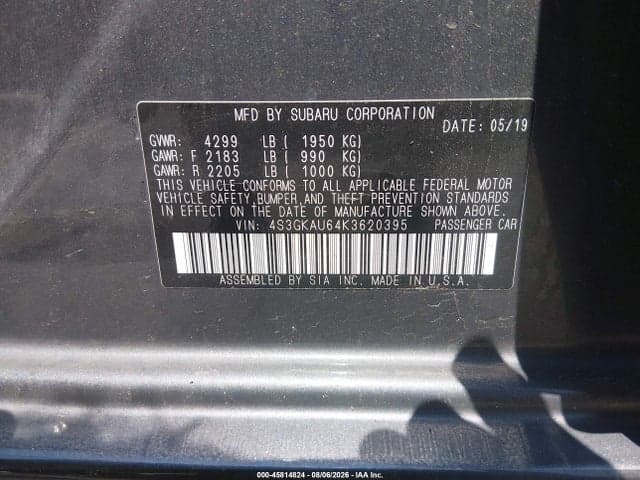 2019 SUBARU IMPREZA 2.0I LIMITED 9