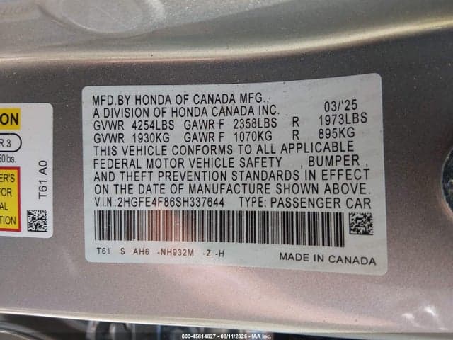 2025 HONDA CIVIC HYBRID 9