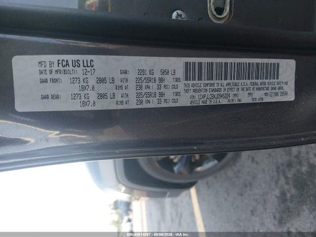2018 JEEP CHEROKEE LATITUDE FWD 9