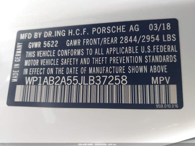 2018 PORSCHE MACAN S 3