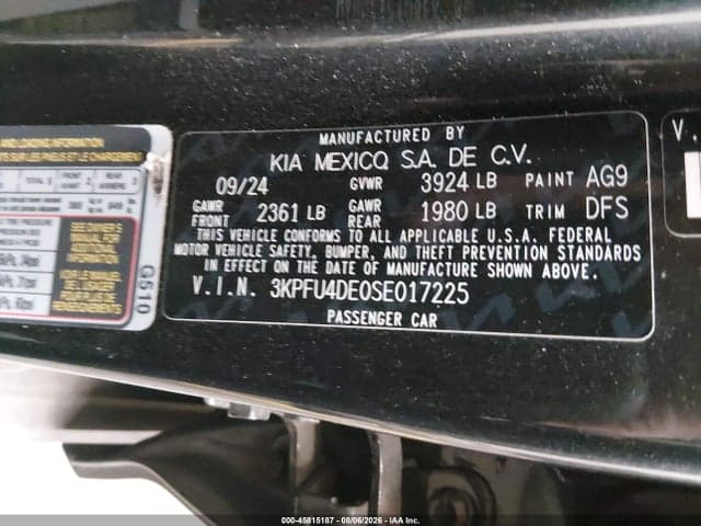 2025 KIA K4 EX 9