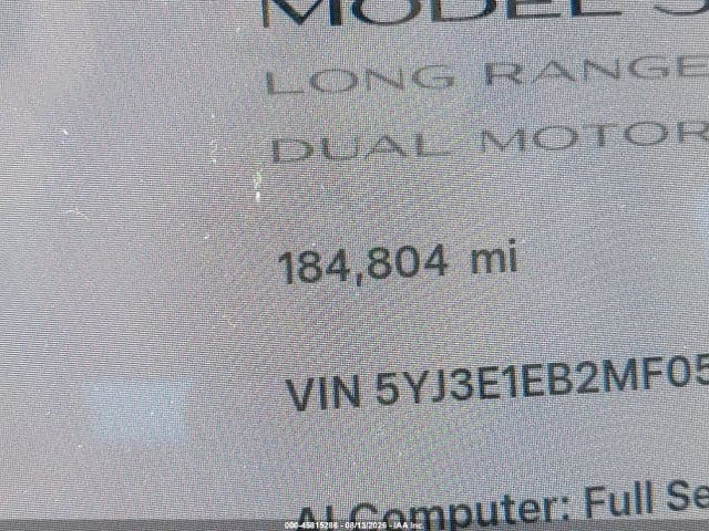 2021 TESLA MODEL 3 LONG RANGE DUAL MOTOR ALL-WHEEL DRIVE 14