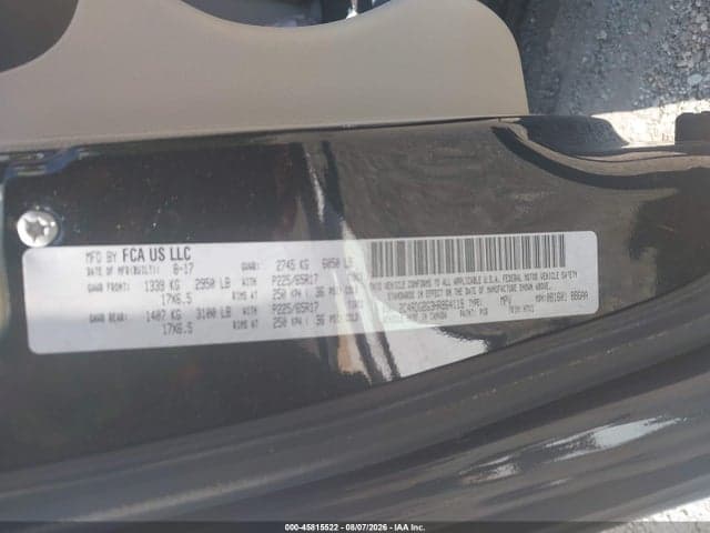 2017 DODGE GRAND CARAVAN SE 9