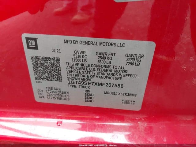 2021 GMC K3500 9