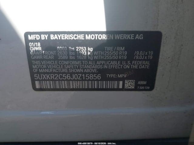 2018 BMW X5 SDRIVE35I 9