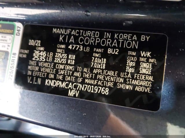 2022 KIA SPORTAGE LX 9