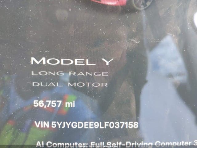2020 TESLA MODEL Y LONG RANGE DUAL MOTOR ALL-WHEEL DRIVE 15