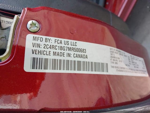2021 CHRYSLER PACIFICA TOURING L 9