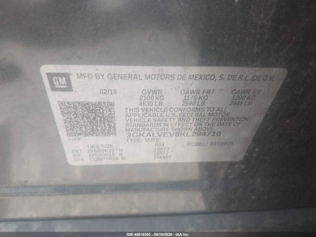 2019 GMC TERRAIN SLT 9