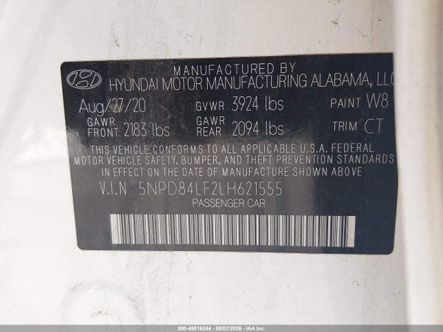 2020 HYUNDAI ELANTRA SEL 9