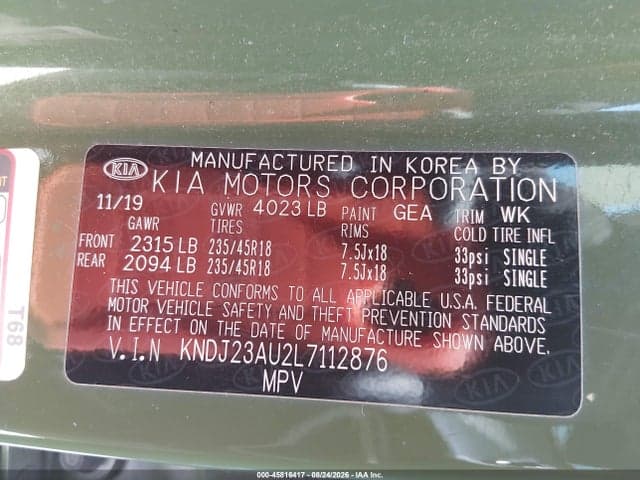 2020 KIA SOUL X-LINE 9