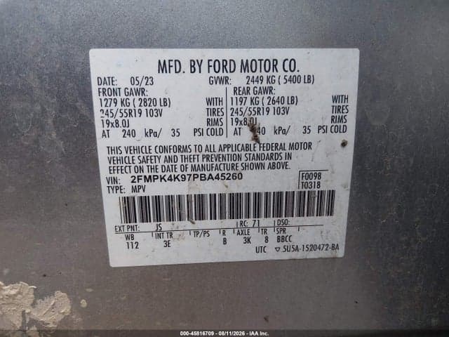 2023 FORD EDGE TITANIUM 9