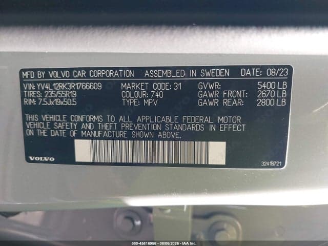 2024 VOLVO XC60 B5 CORE DARK THEME 9