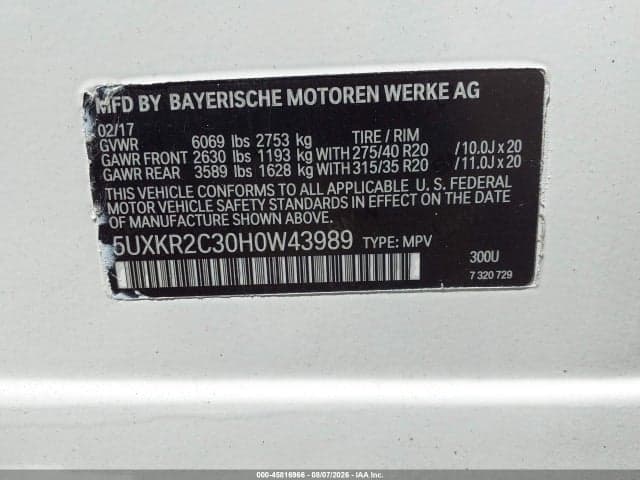 2017 BMW X5 SDRIVE35I 9