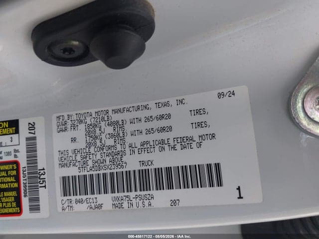 2025 TOYOTA TUNDRA SR5 9
