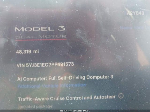 2023 TESLA MODEL 3 PERFORMANCE DUAL MOTOR ALL-WHEEL DRIVE 7
