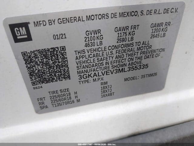 2021 GMC TERRAIN AWD SLT 9