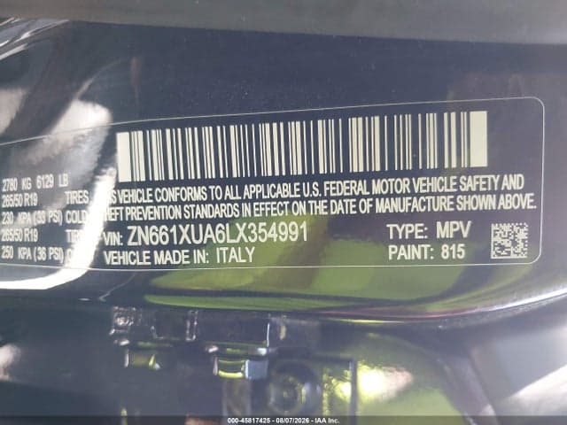 2020 MASERATI LEVANTE 9