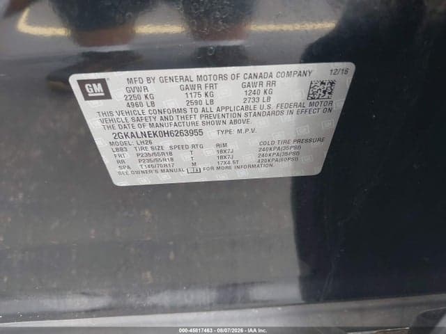2017 GMC TERRAIN SLE-2 9