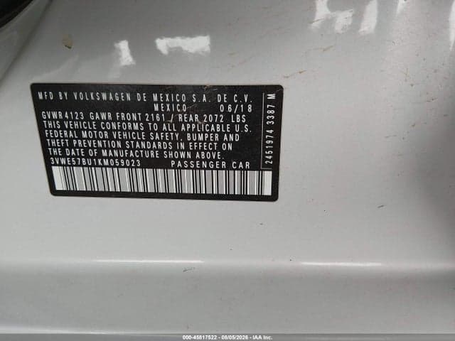 2019 VOLKSWAGEN JETTA 1.4T SEL 9
