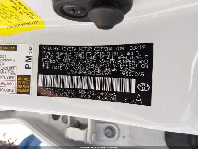 2019 TOYOTA COROLLA XSE 9