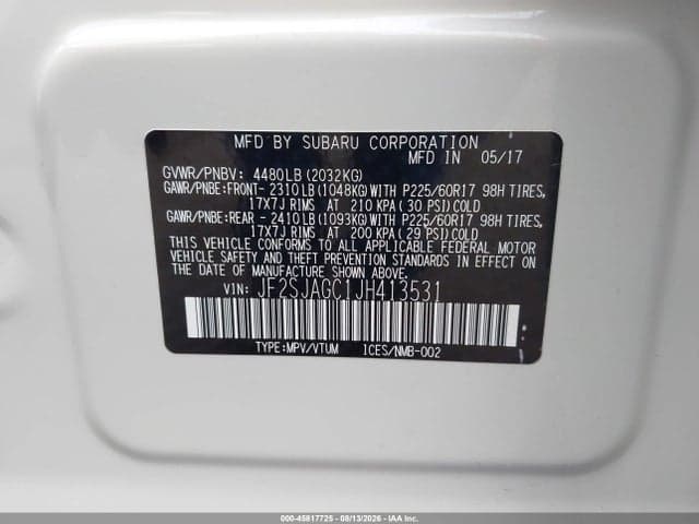 2018 SUBARU FORESTER 2.5I PREMIUM 9