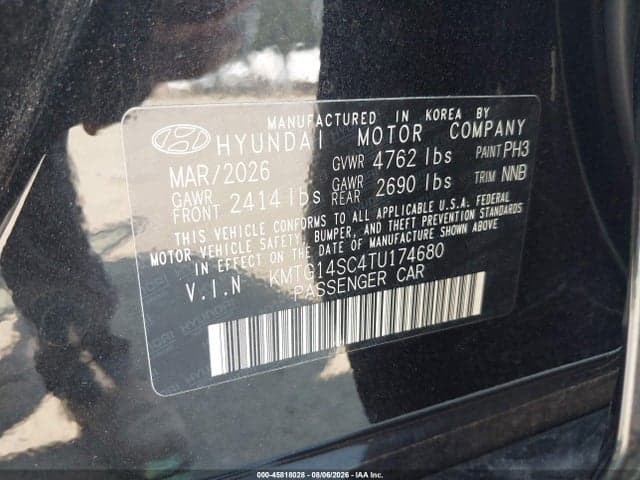 2026 GENESIS G70 2.5T RWD 9