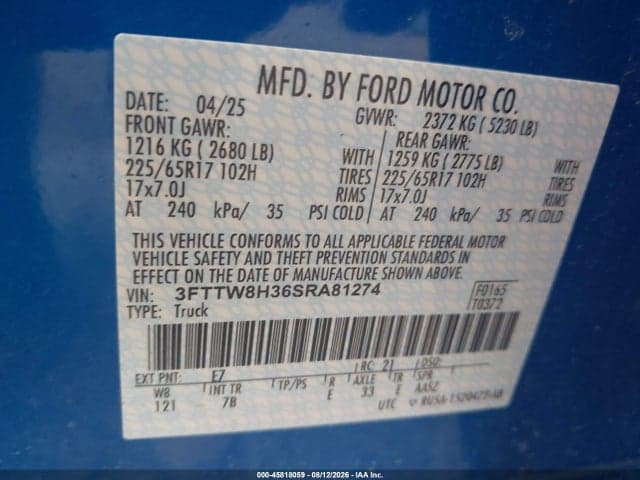 2025 FORD MAVERICK XLT 9